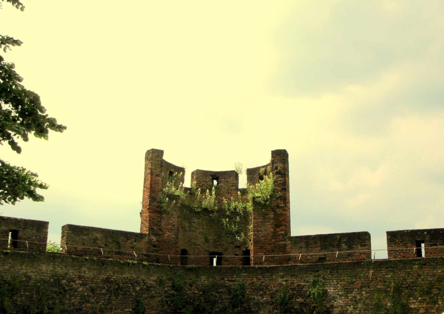 Die Burg Linn (Detail)