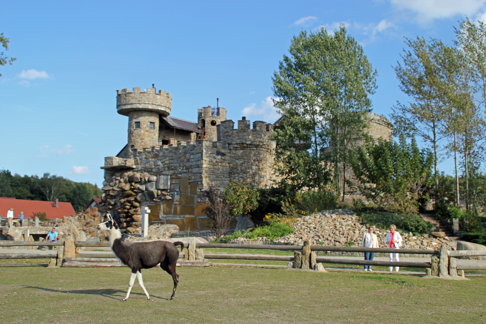 Die Burg Mortka bei Hoyerswerda