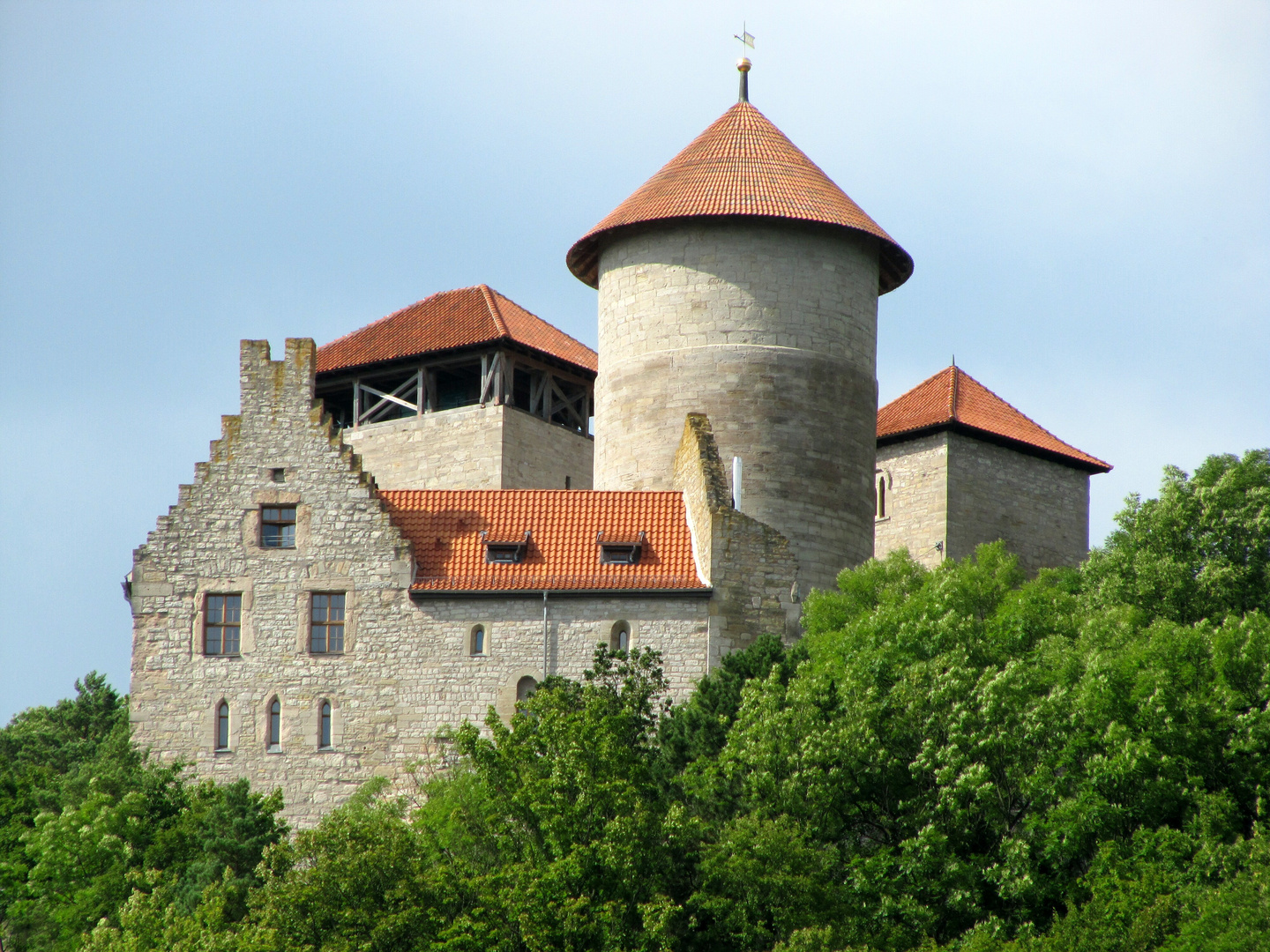 Die Burg Normannstein in Treffurt / Th .