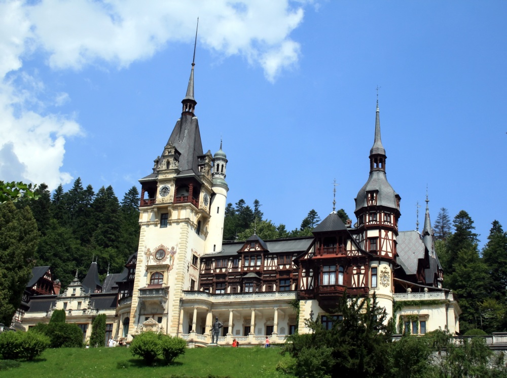 Die Burg "Peles" in Sinaia - Rumaenien