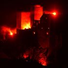 Die Burg Runkel in Flammen 2009 (1)