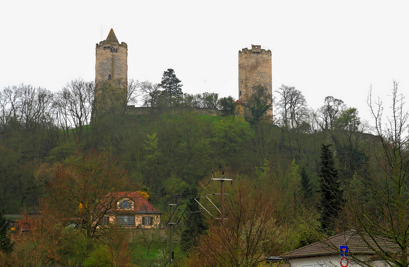 Die Burg Saaleck....