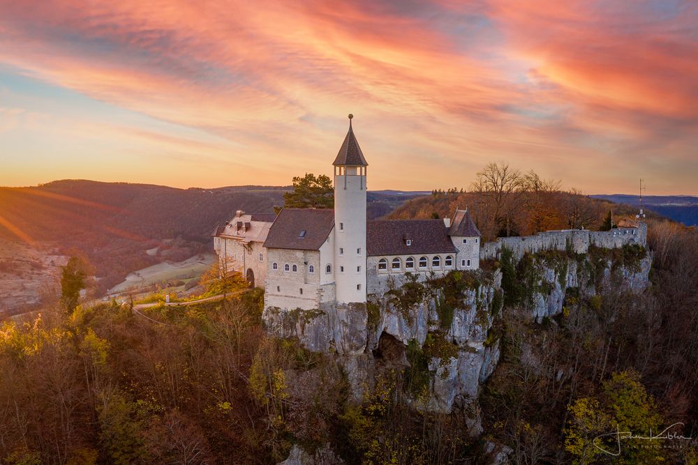 Die Burg Teck am frühen Foto & Bild architektur, deutschland