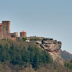 Die Burg Trifels ist eine Felsenburg im südlichen Pfälzerwald (Rheinland-Pfalz)...