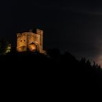 Die Burg Trifels und die Mondfinsternis