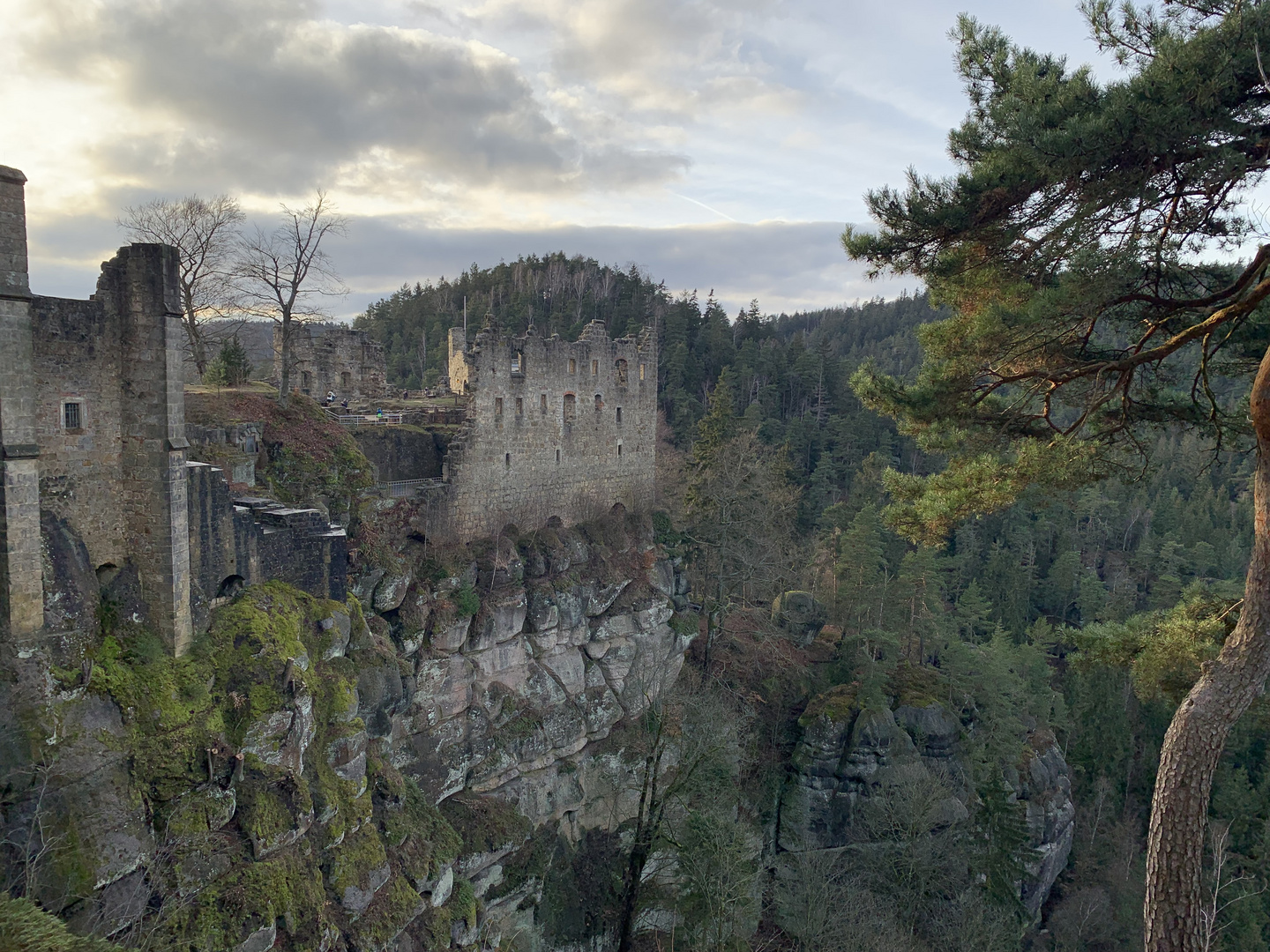 Die Burg- und Klosterruine Oybin...