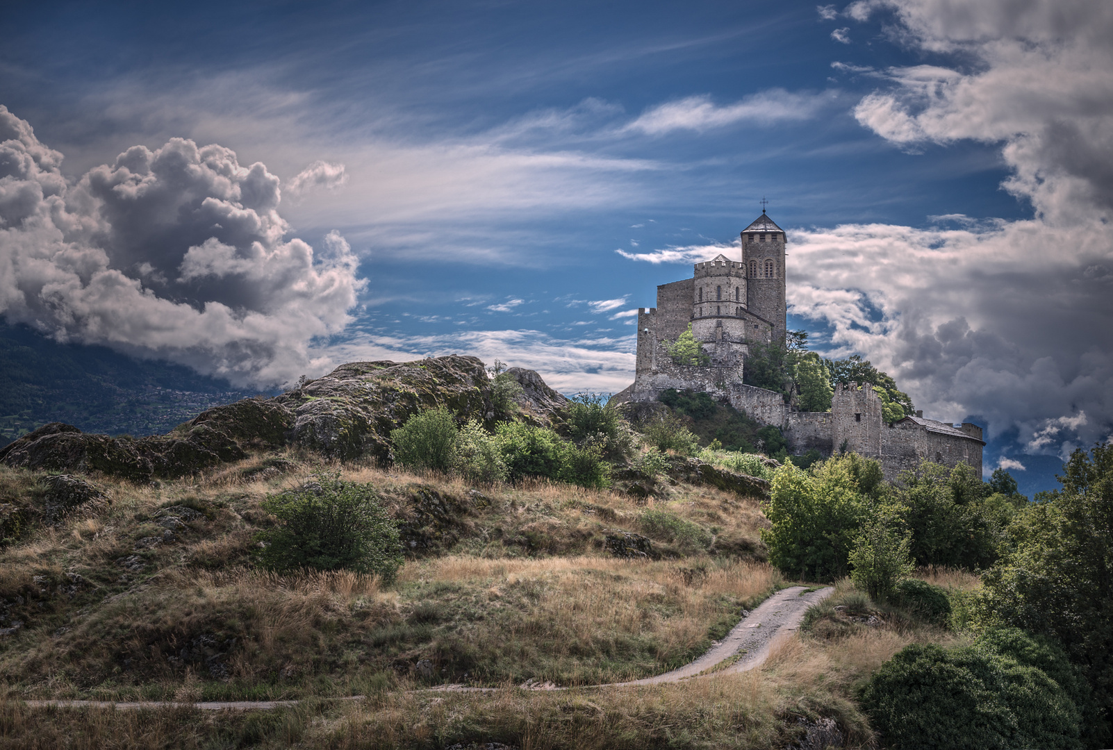 Die Burg Valère in Sitten