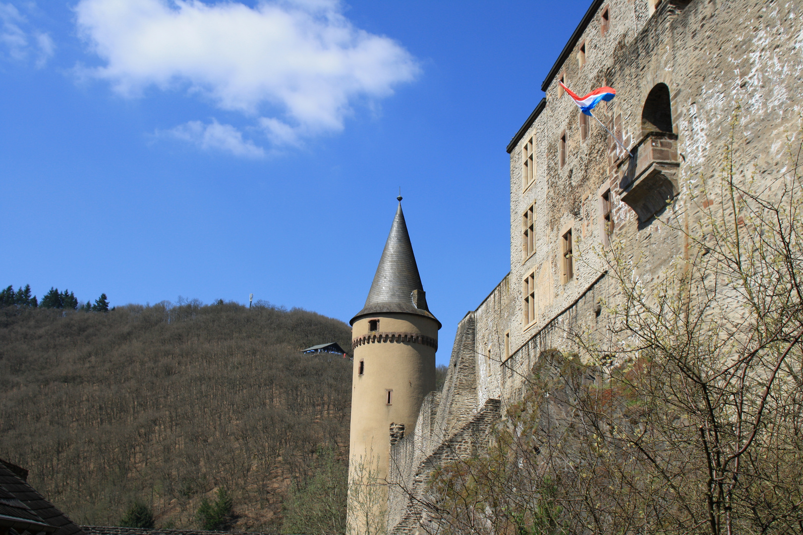 Die Burg Vianden in Luxemburg