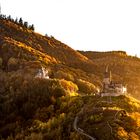 Die Burg von der Rückseite aus gesehen