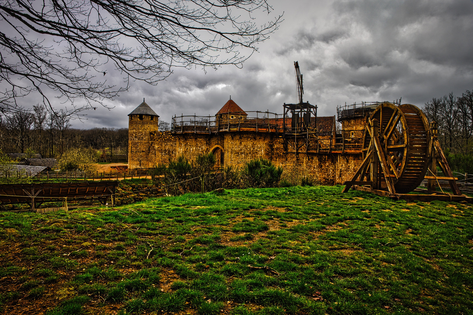 die Burg von Guedelon 