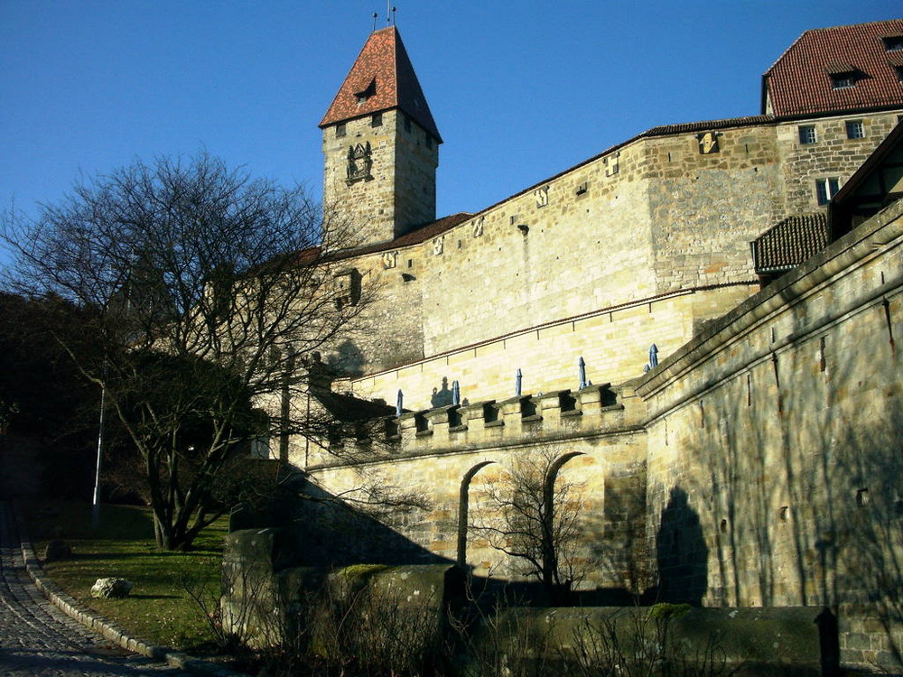 die burg von oben