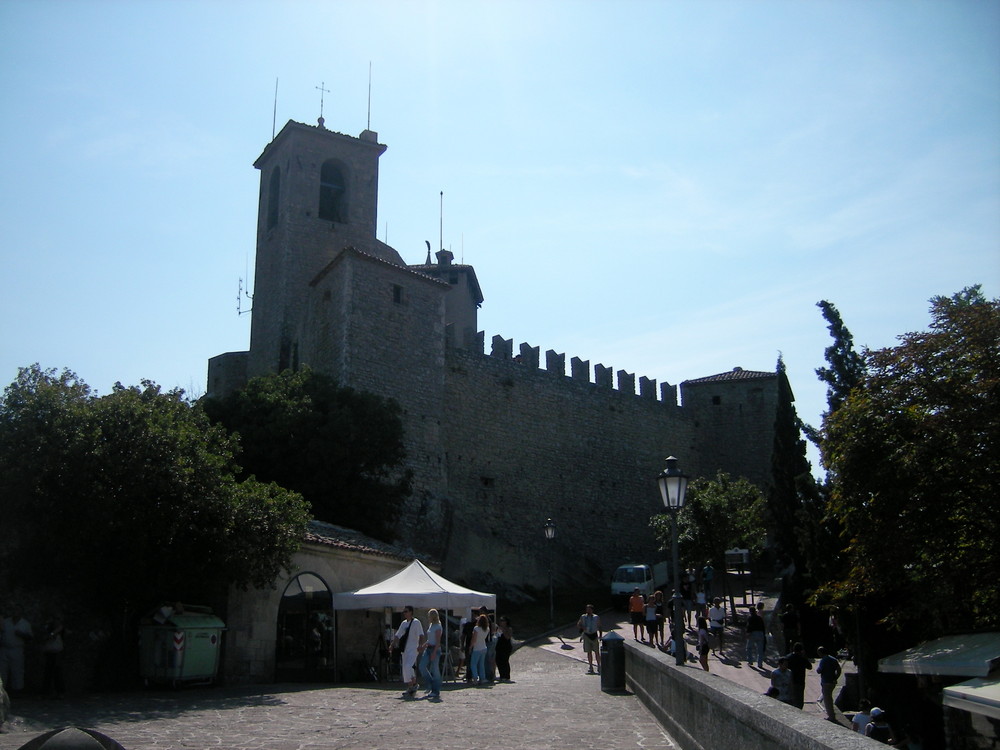 Die Burg von San Marino