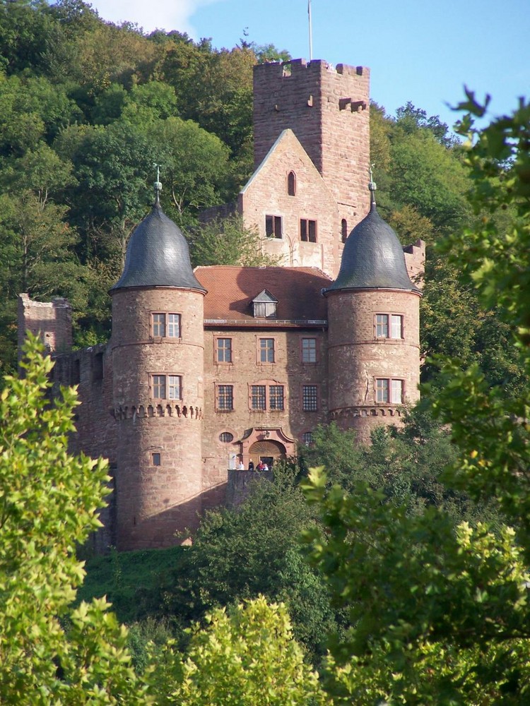 Die Burg Wertheim...