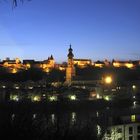 Die Burg zu Burghausen bei Nacht