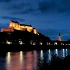 Die Burg zu Burghausen über der Salzach