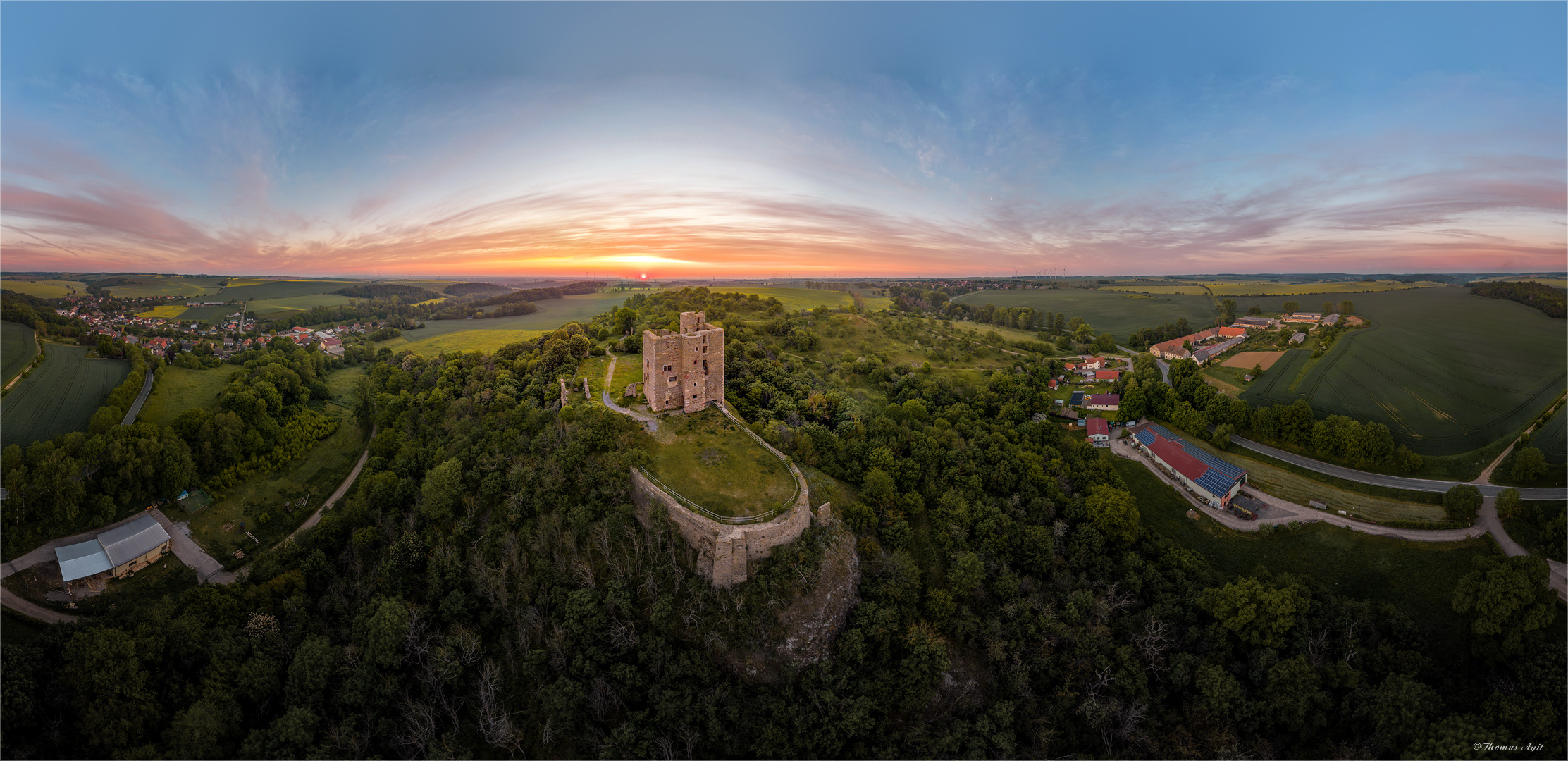 Die Burgruine Arnstein...