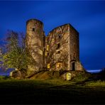 Die Burgruine Arnstein...