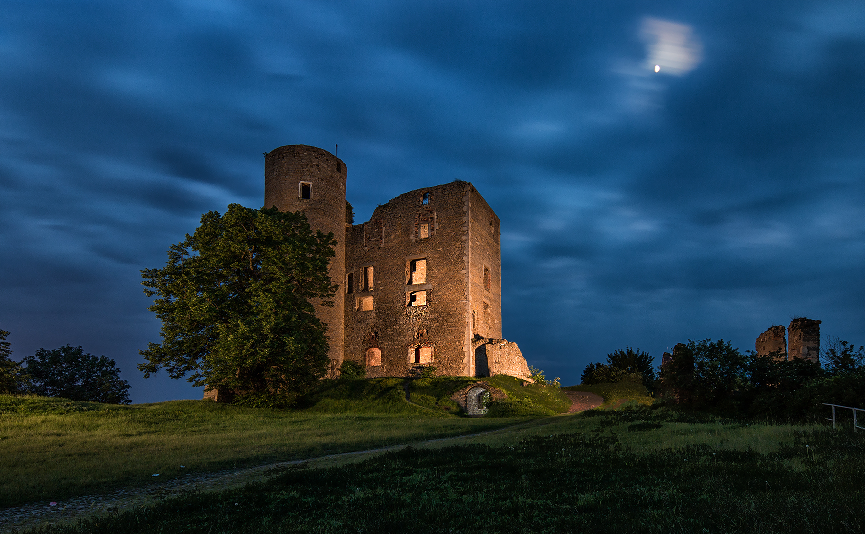 Die Burgruine Arnstein...