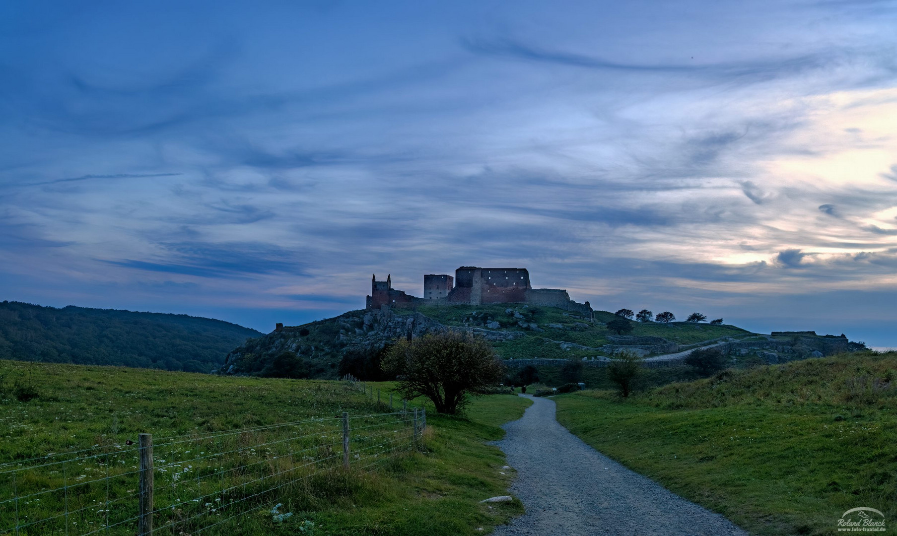 Die Burgruine Hammerhus