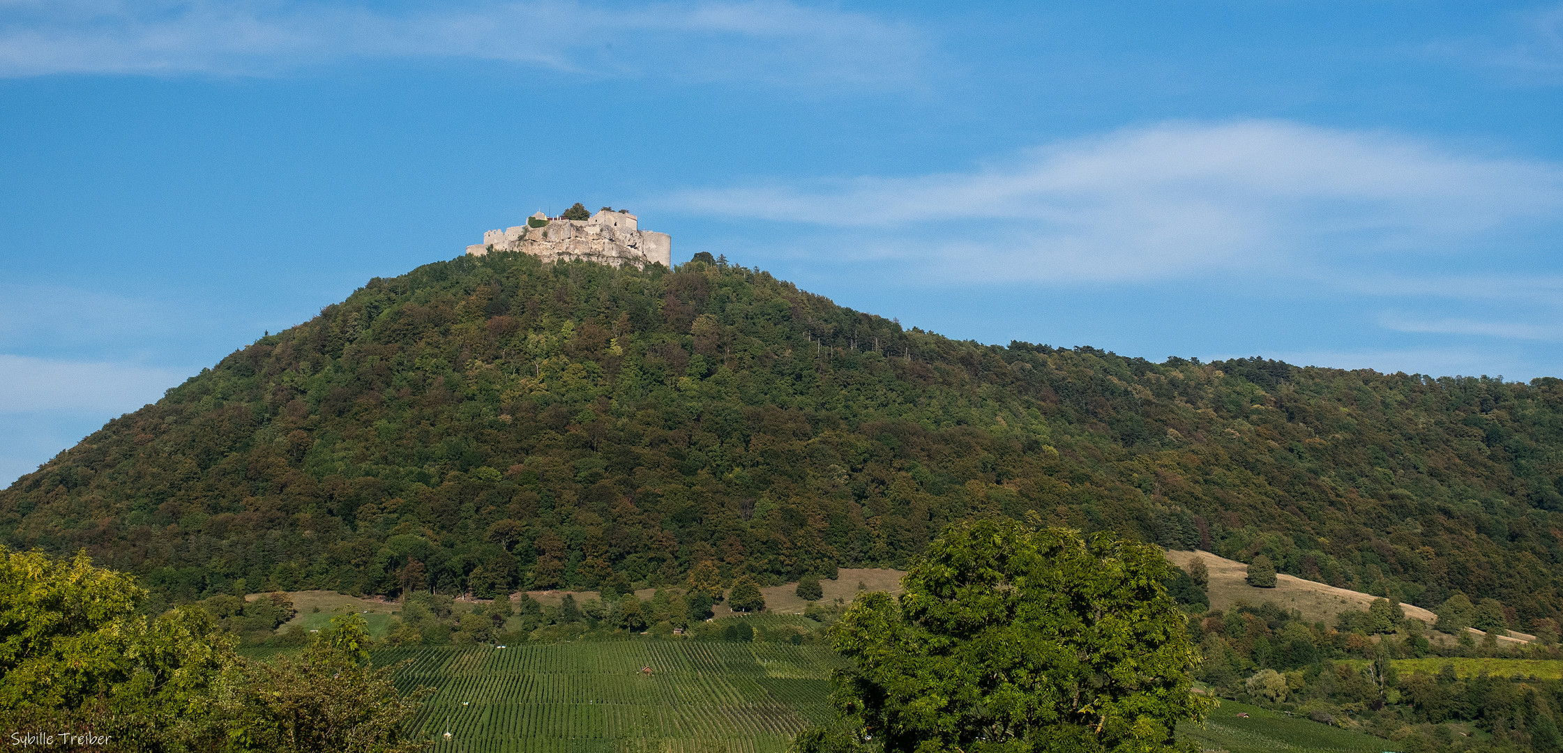 Die Burgruine Hohenneuffen