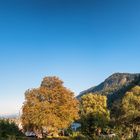 Die Burgruine Rattenberg im Herbstlicht