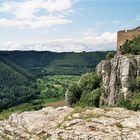 Die Burgruine Reußenstein...