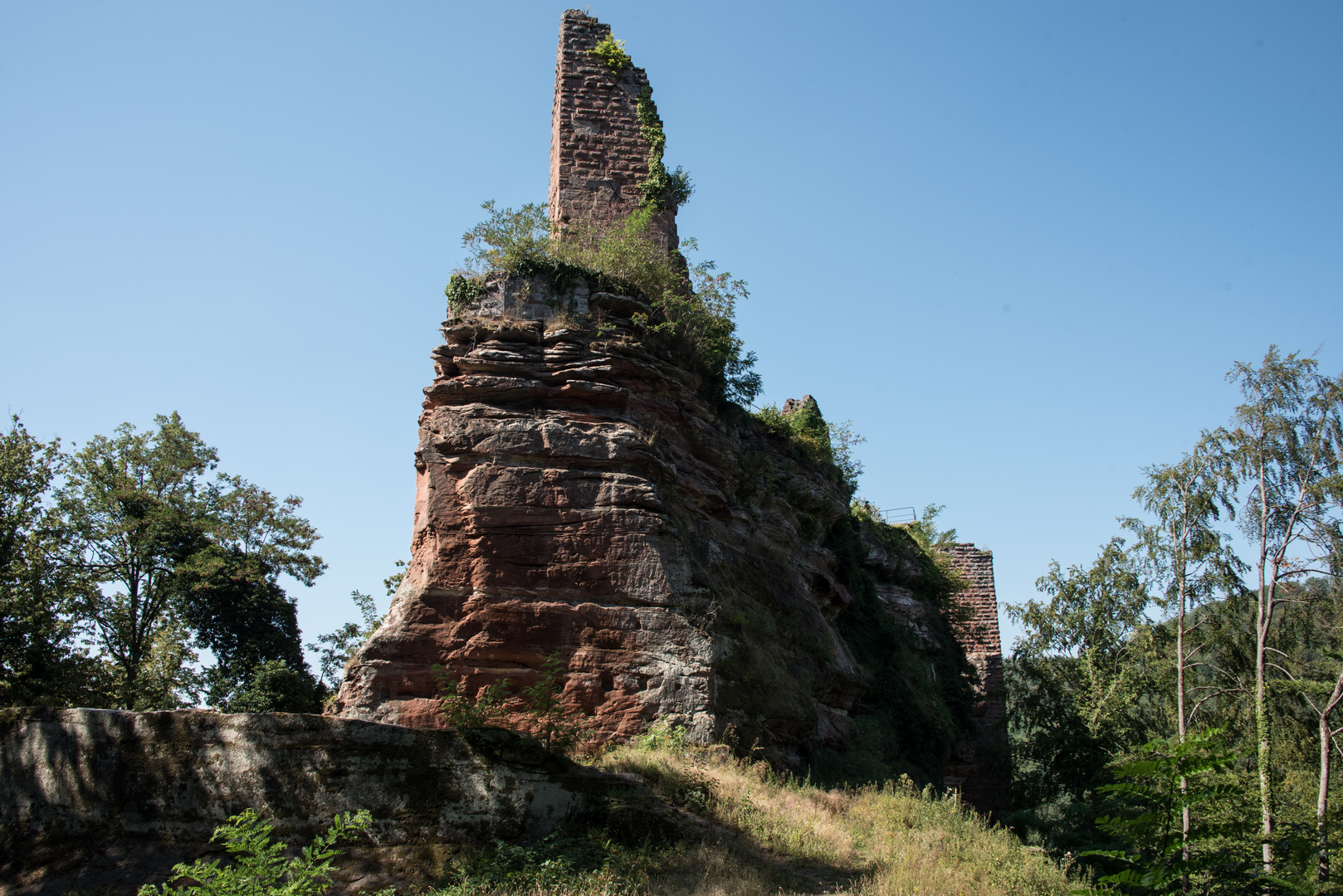 Die Burgruine Wasigenstein