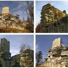 Die Burgruine Weißenstein im Steinwald