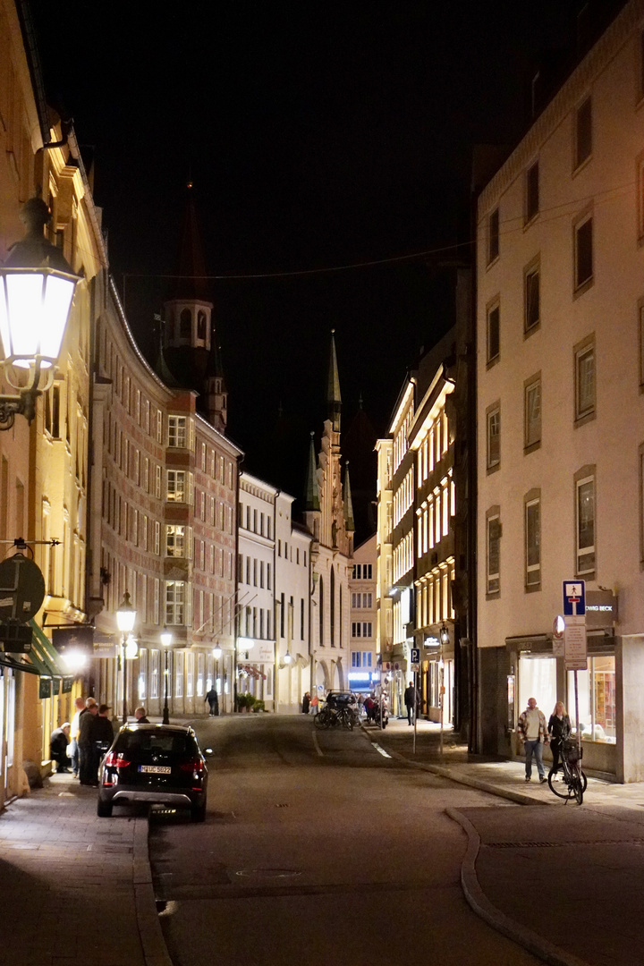 Die Burgstraße in der Münchener Innenstadt