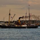 Die Bussard verläßt Warnemünde