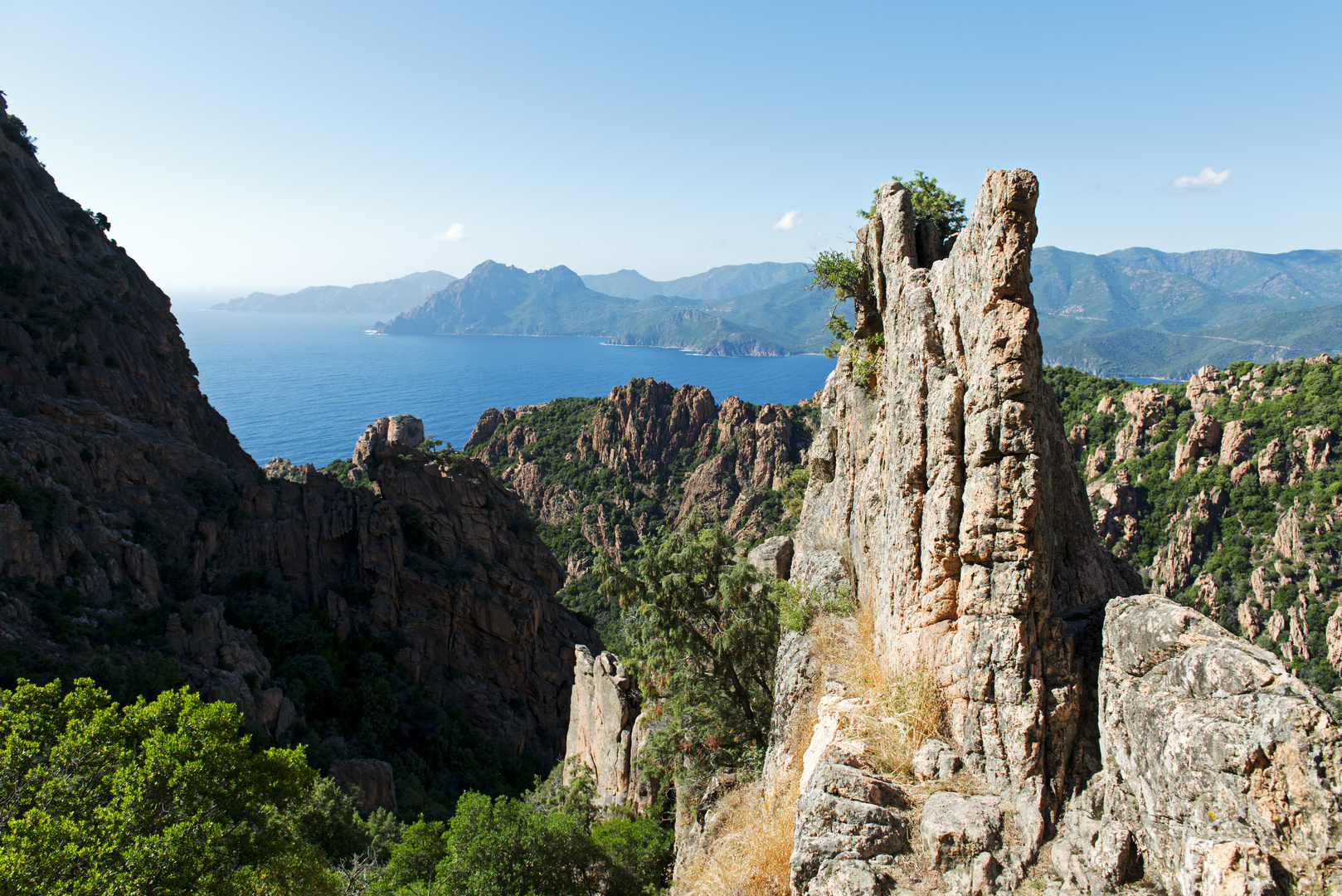 Die Calanche ist eine atemberaubende Landschaft