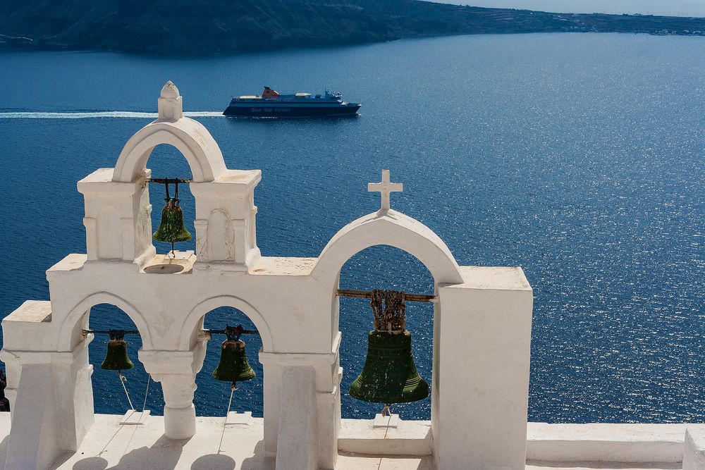 Die Caldera bei Oia