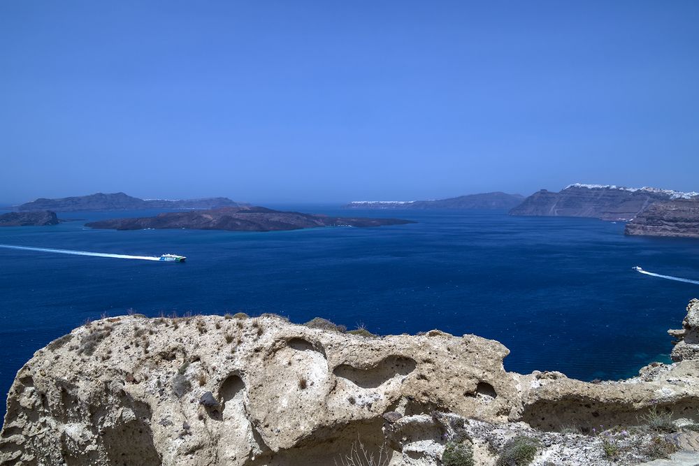 Die Caldera von Santorin