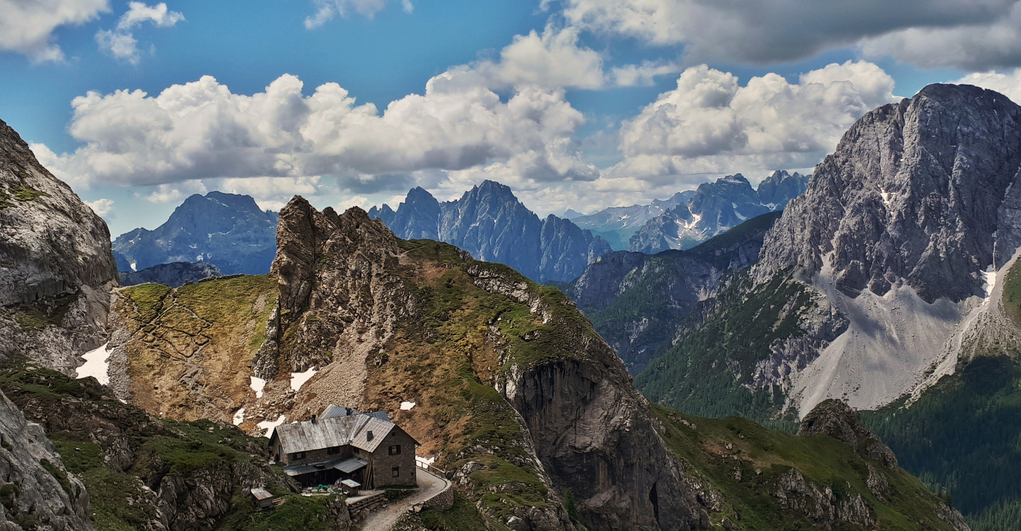 Die Calvi Hütte...