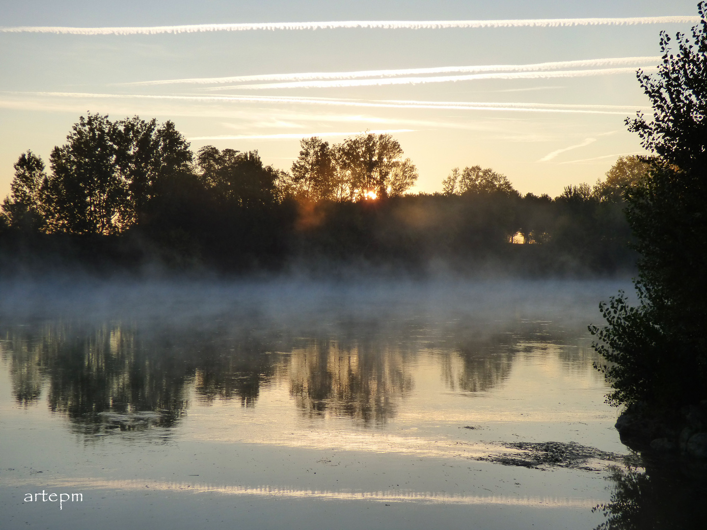 Die Caronne in Morgenstimmung