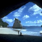 Die "Cathedral Cove" auf der Nordinsel von Neuseeland