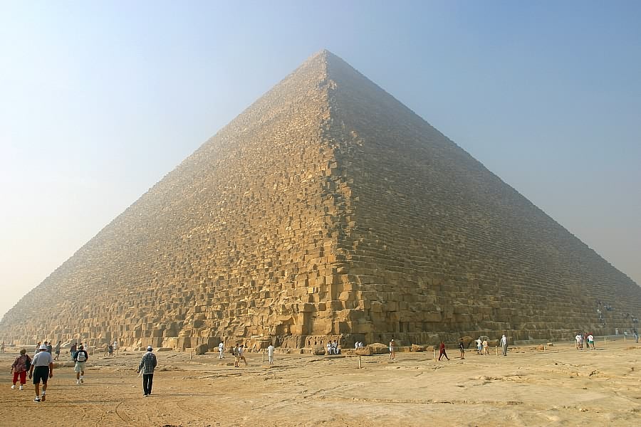 Die Cheops-Pyramide in Giza