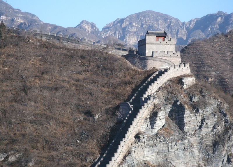 Die chinesische Mauer bei Badaling