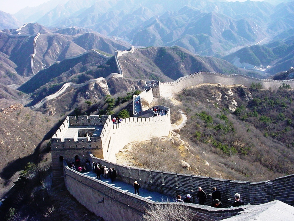 Die Chinesische Mauer einfach gigantisch in ihren Proportionen