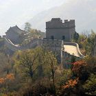 Die chinesische Mauer im Herbst