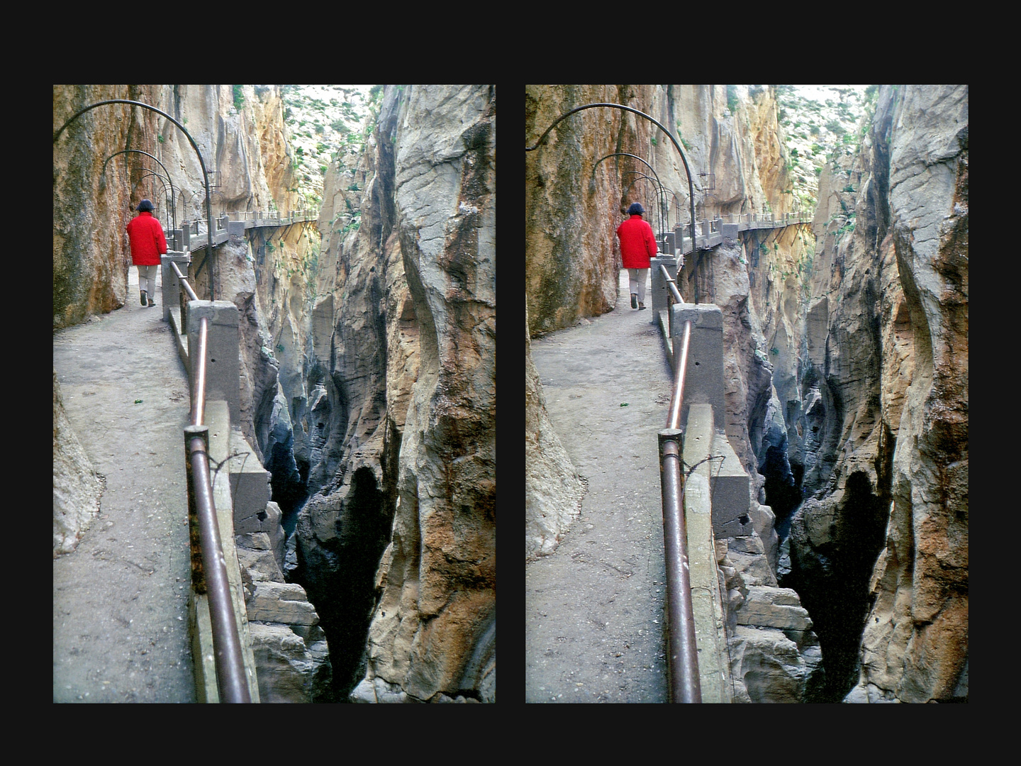 Die Chorroschlucht in Andalusien