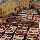 Die Chouara-Gerberei und Färberei in der Medina von Fes