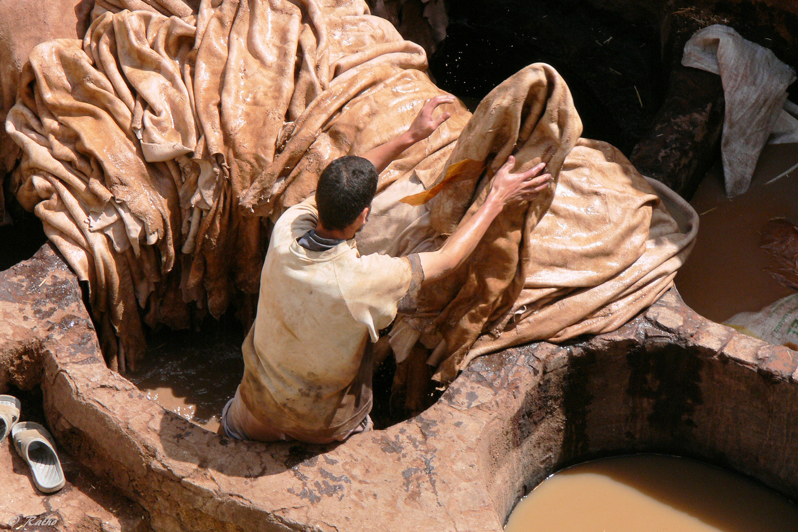 Die Chouaras Gerberei in Fès