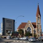 Die Christuskirche und das neue monströse Museum.