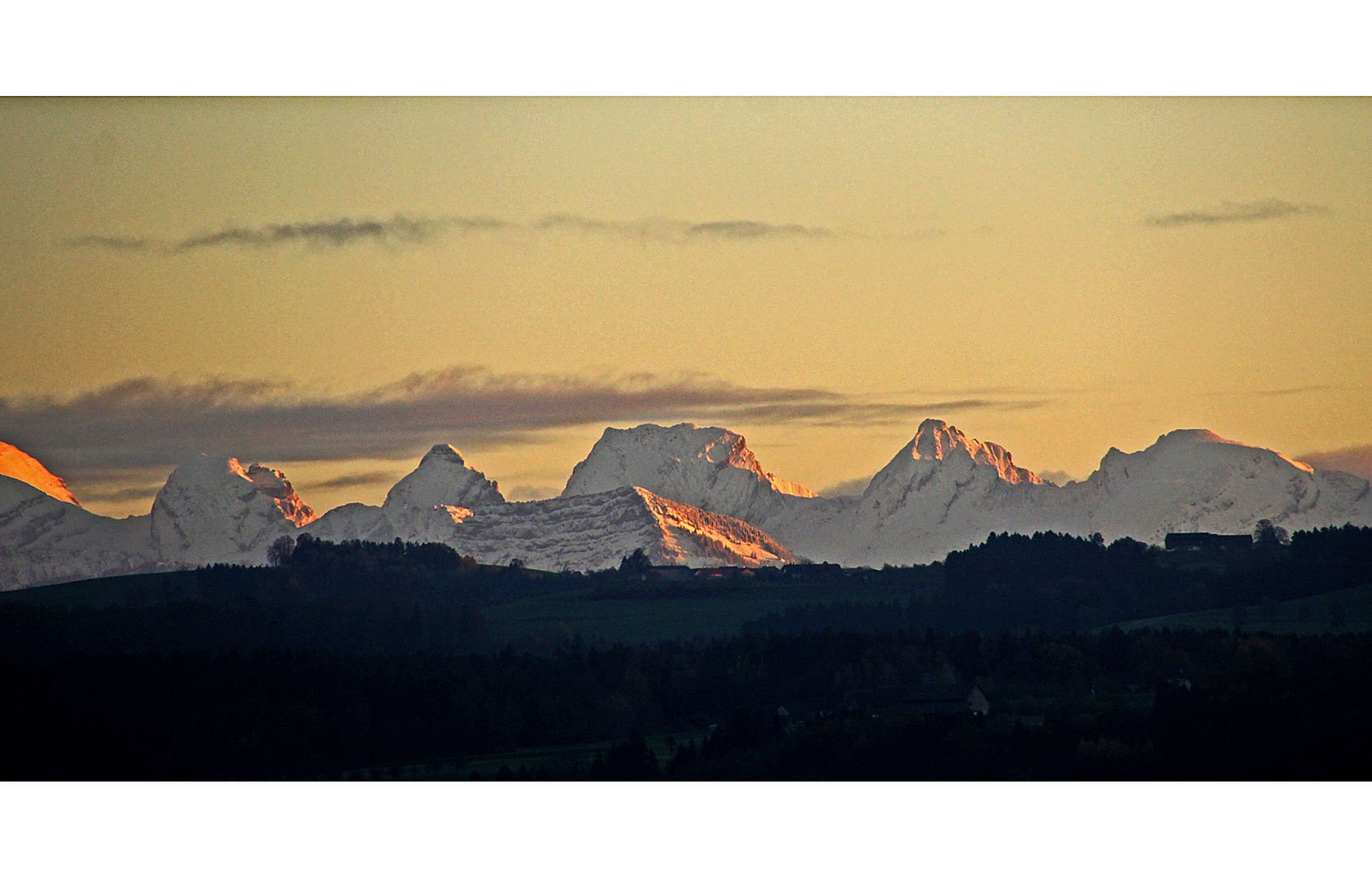 Die Churfirsten im Herbst