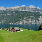 Die Churfirsten mit Walensee - Panorama