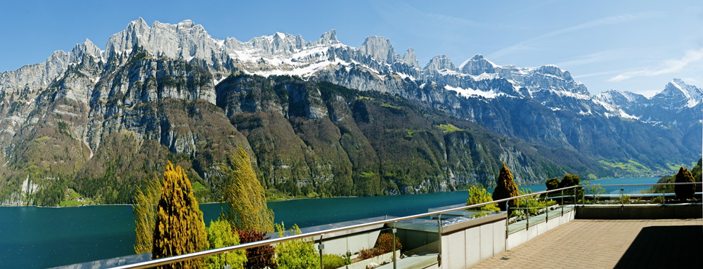 Die Churfirsten und der Walensee