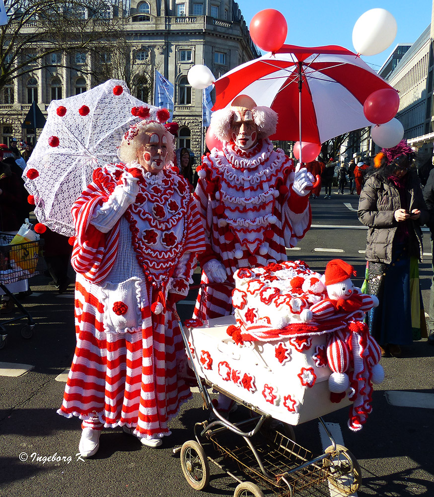 Die Clownfamilie - jedes Jahr wieder dabei