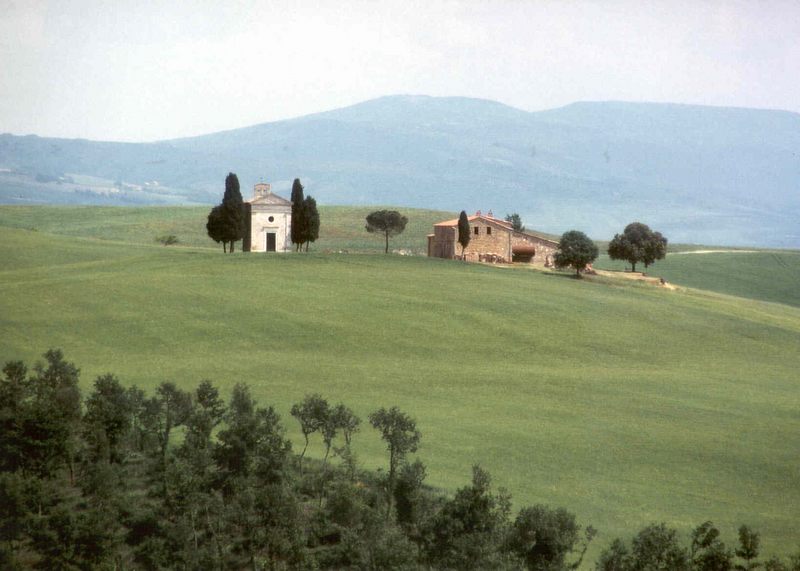 Die Crete zwischen S. Quirico D' Orcia und Pienza