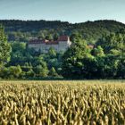 Die Creuzburg im frühen Morgenlicht